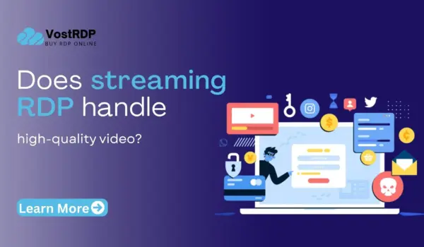 Does streaming RDP handle high-quality video?